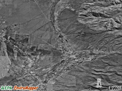 Taos Pueblo satellite photo by USGS