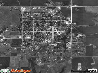 Belle satellite photo by USGS