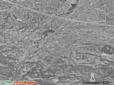 Los Gatos satellite photo by USGS