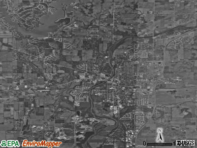Noblesville satellite photo by USGS