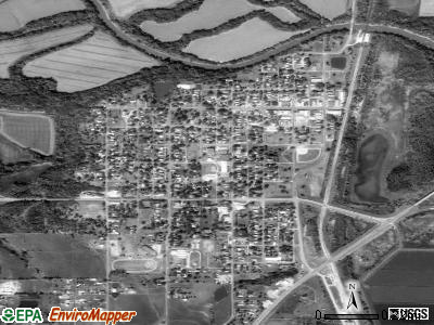 Valley Falls satellite photo by USGS
