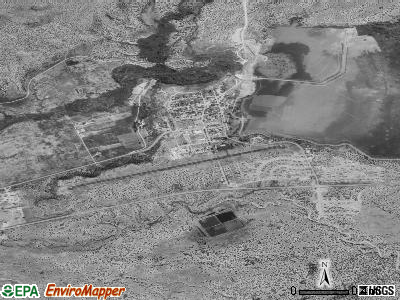 Elkins satellite photo by USGS