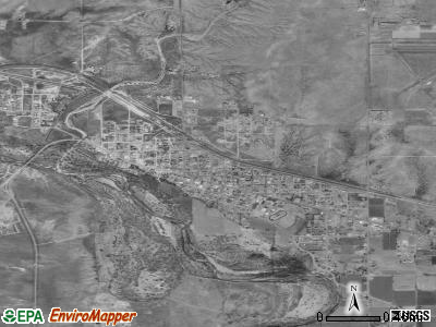 Fort Sumner satellite photo by USGS
