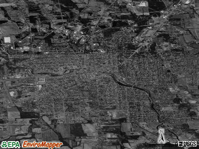 Auburn satellite photo by USGS
