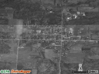 Hiram satellite photo by USGS