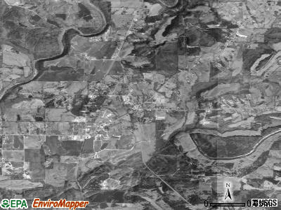 Cleveland satellite photo by USGS
