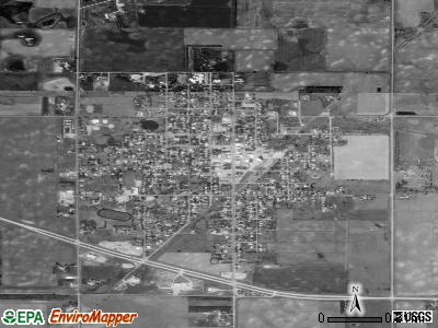 Tyndall satellite photo by USGS