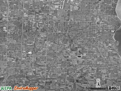 Oak Creek satellite photo by USGS