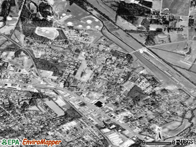 Barker Heights satellite photo by USGS