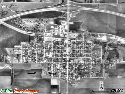 Adrian satellite photo by USGS