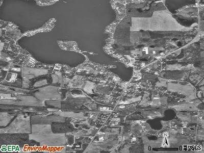 Hamilton satellite photo by USGS