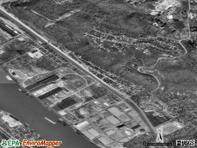 Leetsdale satellite photo by USGS