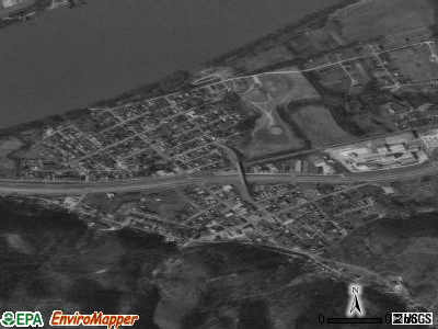 South Shore satellite photo by USGS