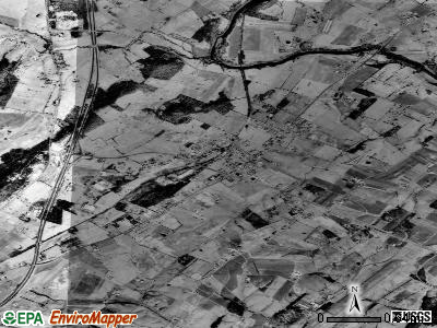Weyers Cave satellite photo by USGS