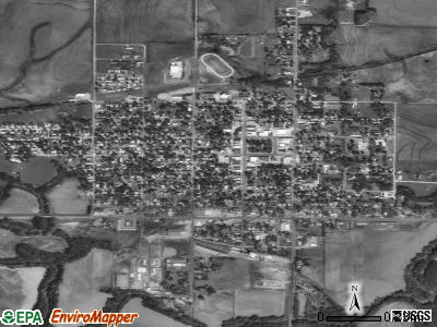 Washington satellite photo by USGS