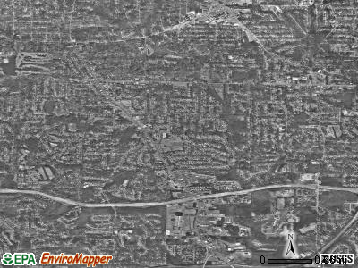 Candler-McAfee satellite photo by USGS