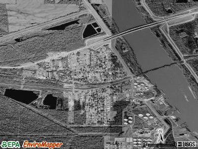 Krotz Springs satellite photo by USGS