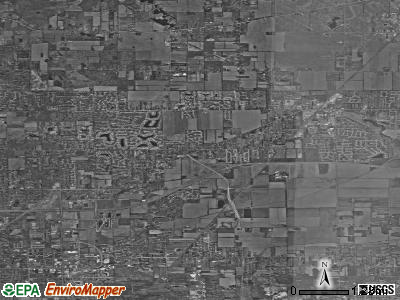 Granger satellite photo by USGS