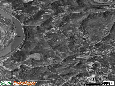 Lincoln satellite photo by USGS