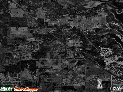 Woodbine satellite photo by USGS