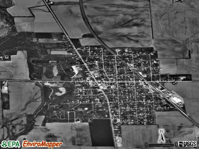 Rossville satellite photo by USGS