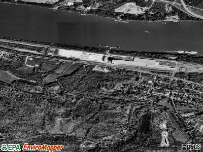 Silver Grove satellite photo by USGS