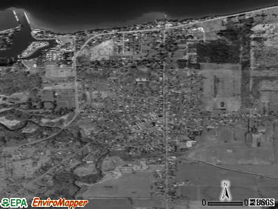 Wilson satellite photo by USGS