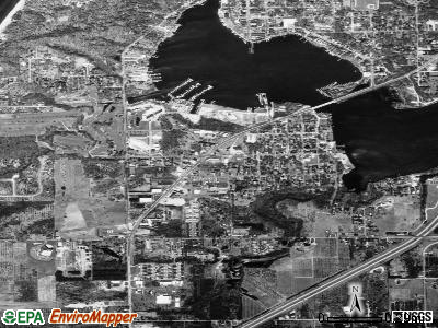 Mifflinville satellite photo by USGS