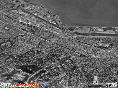 Burlingame satellite photo by USGS