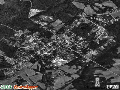 Due West satellite photo by USGS