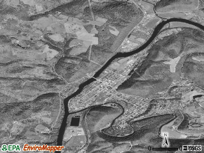Marlinton satellite photo by USGS