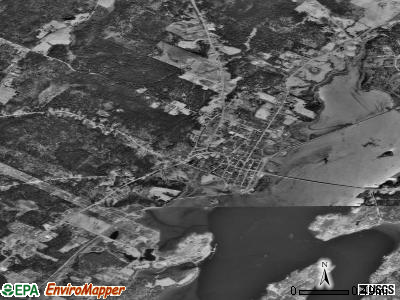 Wiscasset satellite photo by USGS