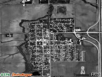 Divernon satellite photo by USGS