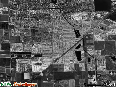 Richmond West satellite photo by USGS