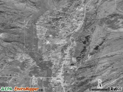 Chama satellite photo by USGS