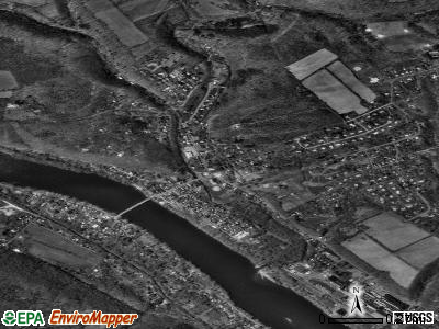 Milford satellite photo by USGS