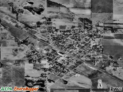 Nickerson satellite photo by USGS