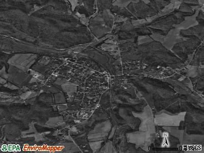 Brodhead satellite photo by USGS