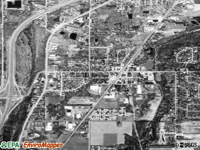 Stevensville satellite photo by USGS