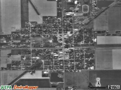 Continental satellite photo by USGS