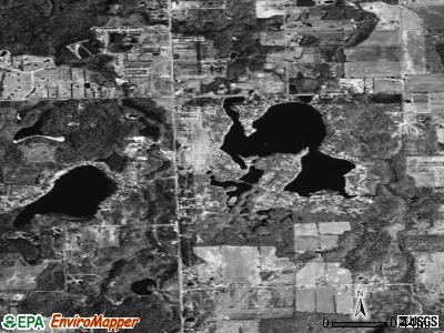 Barnes Lake-Millers Lake satellite photo by USGS