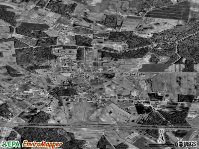 Pittsville satellite photo by USGS