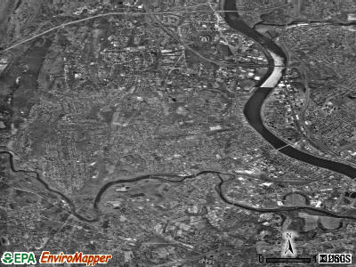 West Springfield satellite photo by USGS