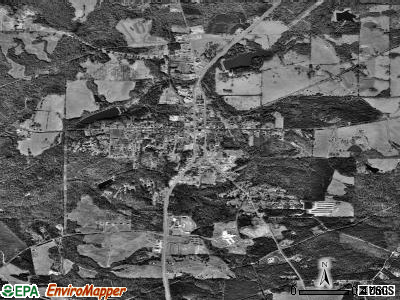 Zebulon satellite photo by USGS