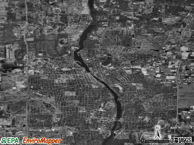St. Charles satellite photo by USGS