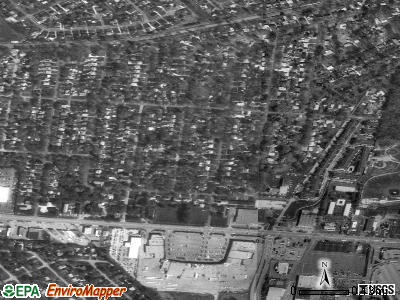 Beechwood Village satellite photo by USGS