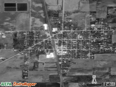 Bradner satellite photo by USGS