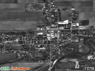 Hector satellite photo by USGS
