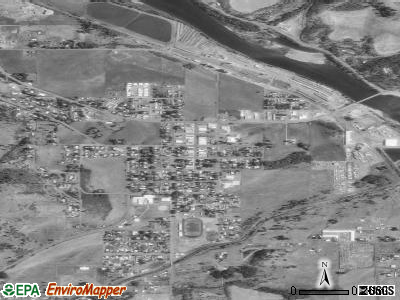 Kamiah satellite photo by USGS