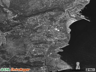 Port Henry satellite photo by USGS
